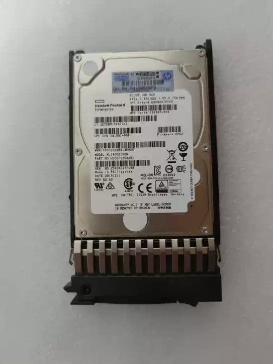 J9F47A NEW HP 787647-001 900GB SAS 10K 2.5in 12Gbps MSA SFF ENT HDD Hard Drive
