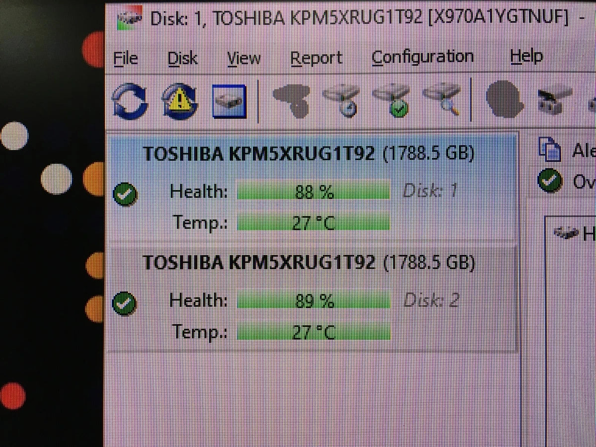 DELL 1.92TB 12G 2.5" SAS SSD KPM5XRUG1T92 DP/N 0TDNP7 *88-89% HEALTH*