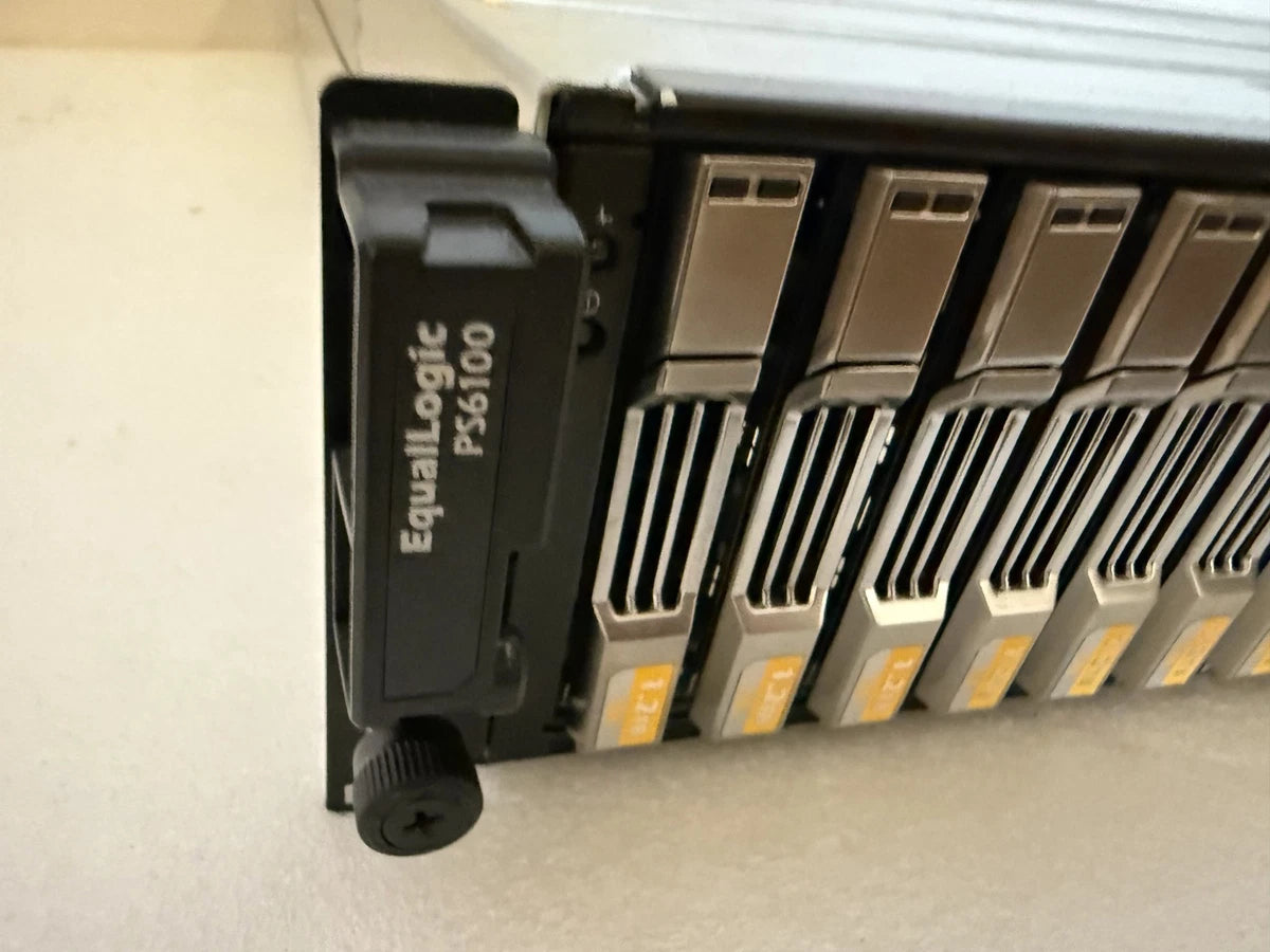 Dell EqualLogic PS6100 24x 1.2TB 10K SAS 2.5" 2X Control Module Type 11 E09M001