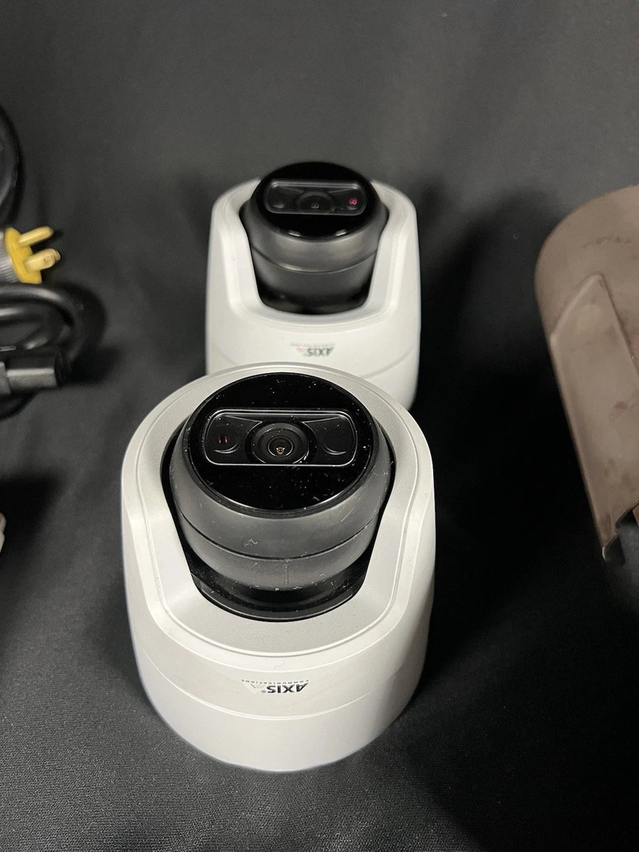 Axis Communications Network Security Lot- 6 Cameras & 2 POE Midspan +Extra Parts
