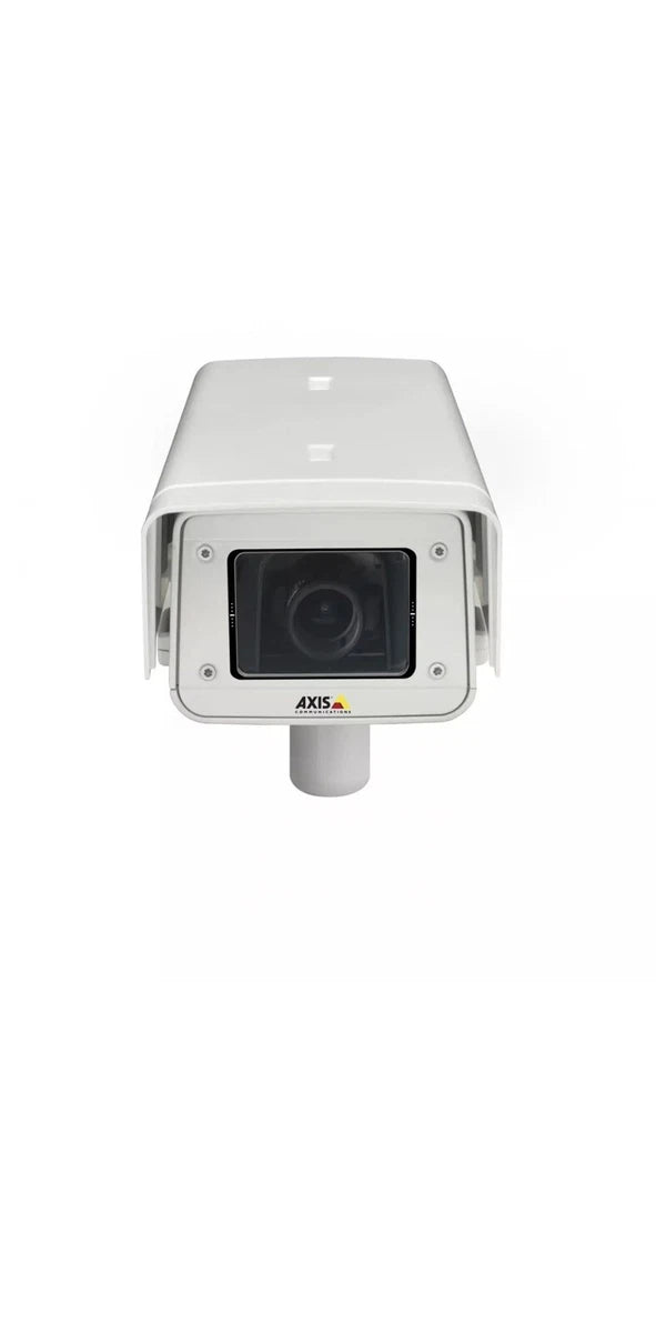 Axis P1354-E HD Outdoor IP Security Camera 0528-501-01 W/ Cover and Mount