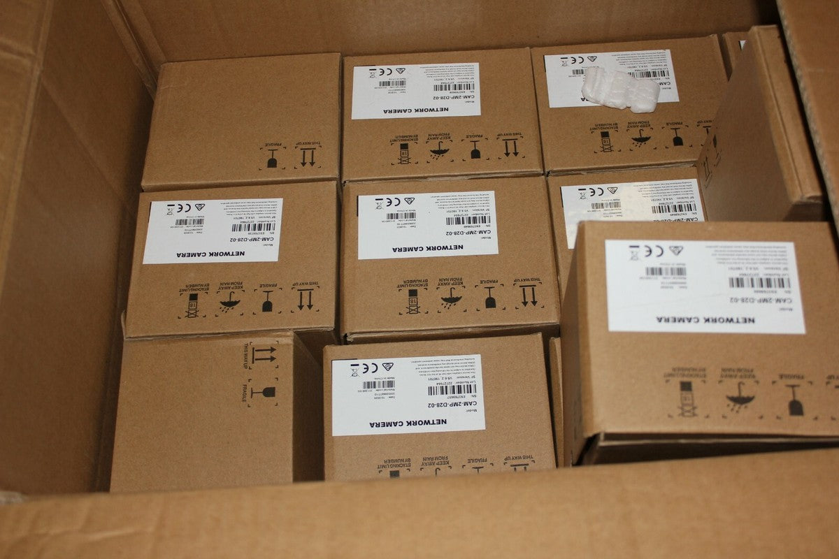 (Lot of 12 Network Security Cameras CAM-2MP-D28-02 NEW