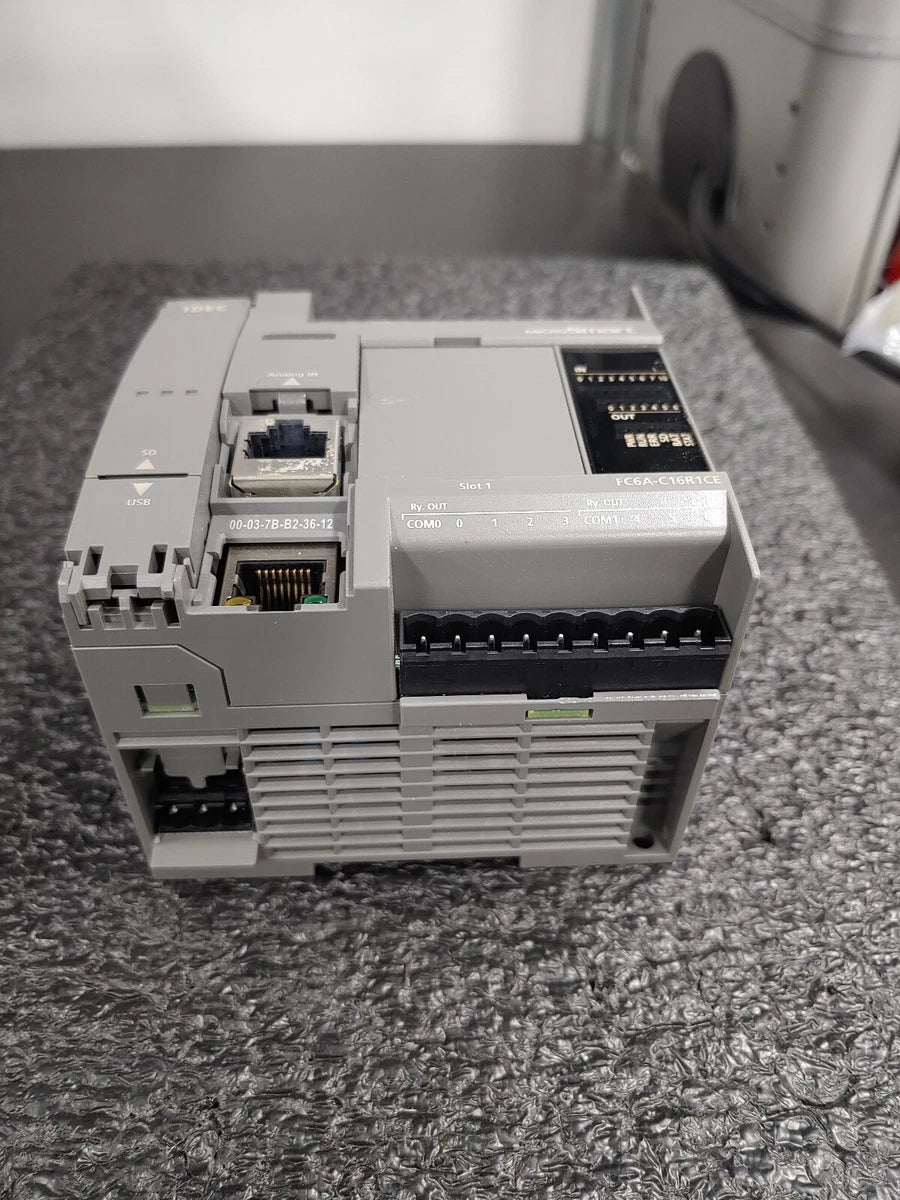 IDEC FC6A-C16R1CE FC6A MicroSmart PLC 16IO CPU 24VDC Relay