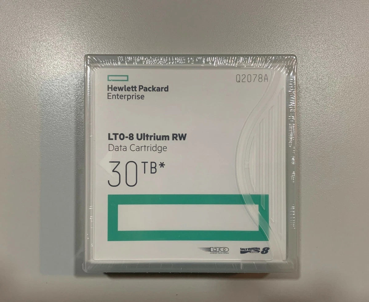 HP/ HPE LTO-8 Tape Cartridge (20 PACK #Q2078A Ultrium 30TB - Brand New