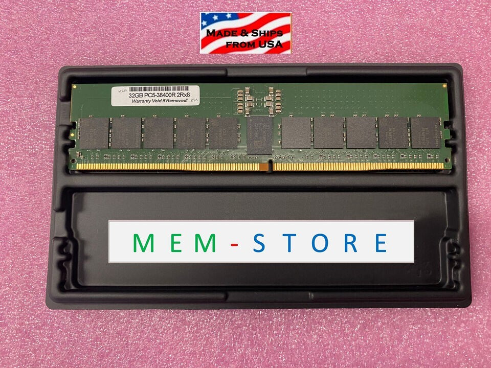 99T40AA HP Z4 G5 Workstation Compatible 32GB DDR5-4800MHz ECC RDIMM RAM Memory