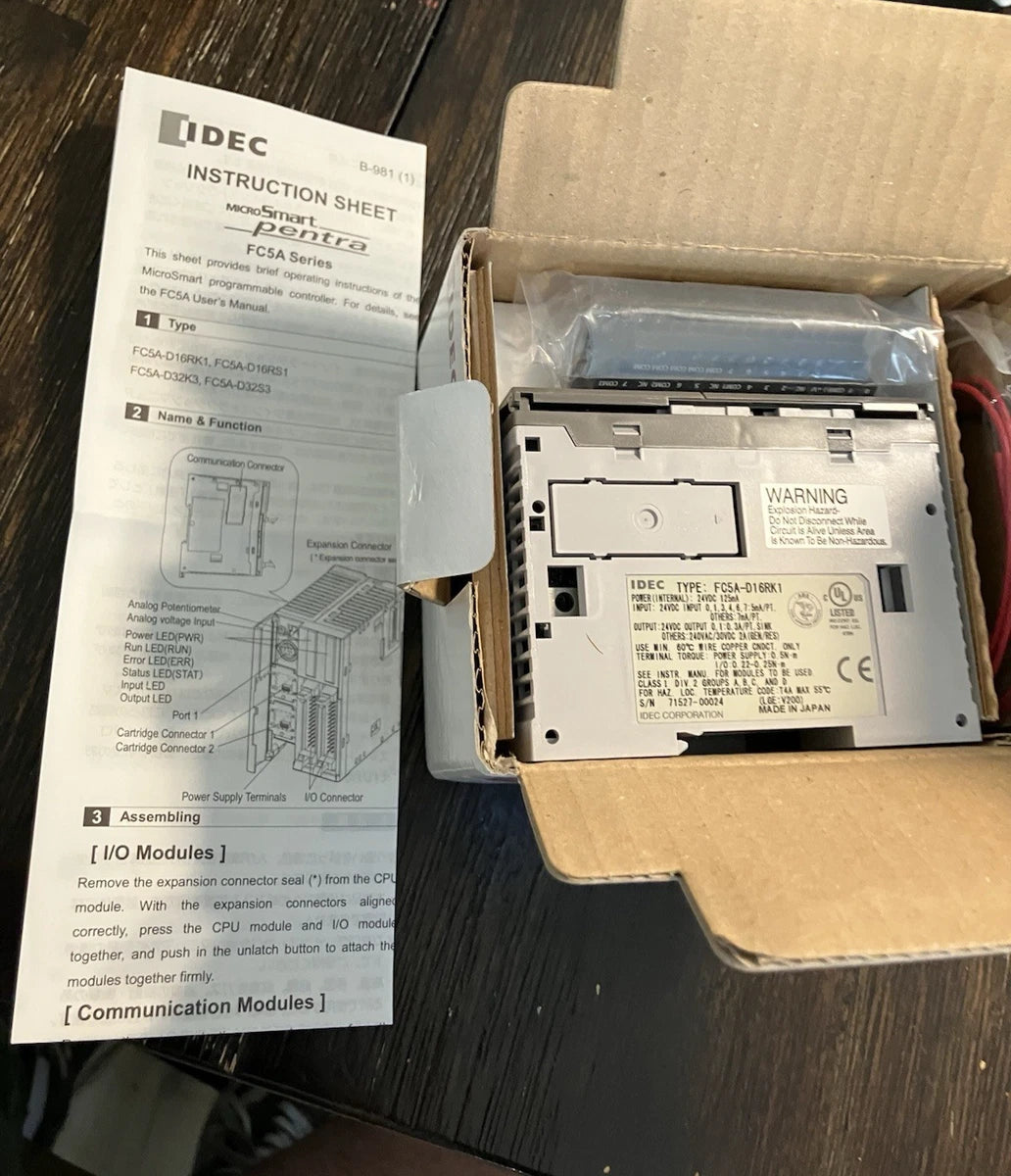 IDEC FC5A-D16RS1 Controller module