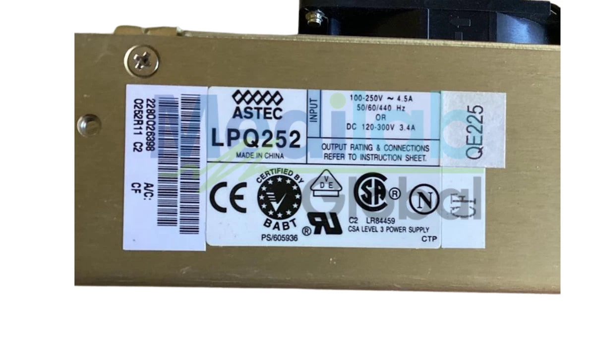 astec LPQ252-CF Power Supply PN: 2280026398
