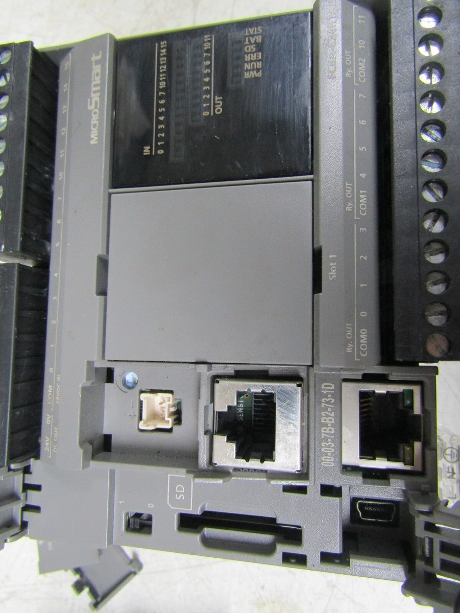 IDEC MICROSMART FC6A-C24R1AE & IDEC FC6A-J8CU1