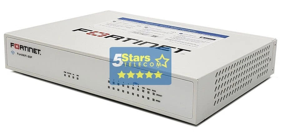 Fortinet Fortigate FortiWiFi 60F Secure SD-WAN Appliance (FWF-60F-E Brand New