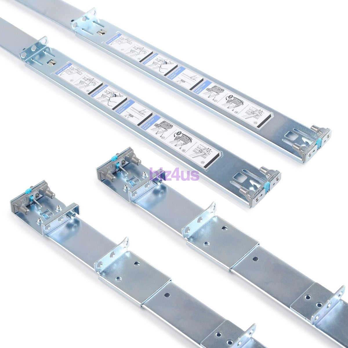 New For Dell PowerEdge R640 R440 R6415 1U Static Ready Rails Rail Kit 053D7M US|315327675721