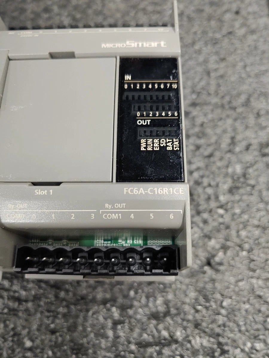IDEC FC6A-C16R1CE FC6A MicroSmart PLC 16IO CPU 24VDC Relay