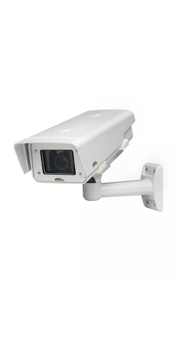 Axis P1354-E HD Outdoor IP Security Camera 0528-501-01 W/ Cover and Mount