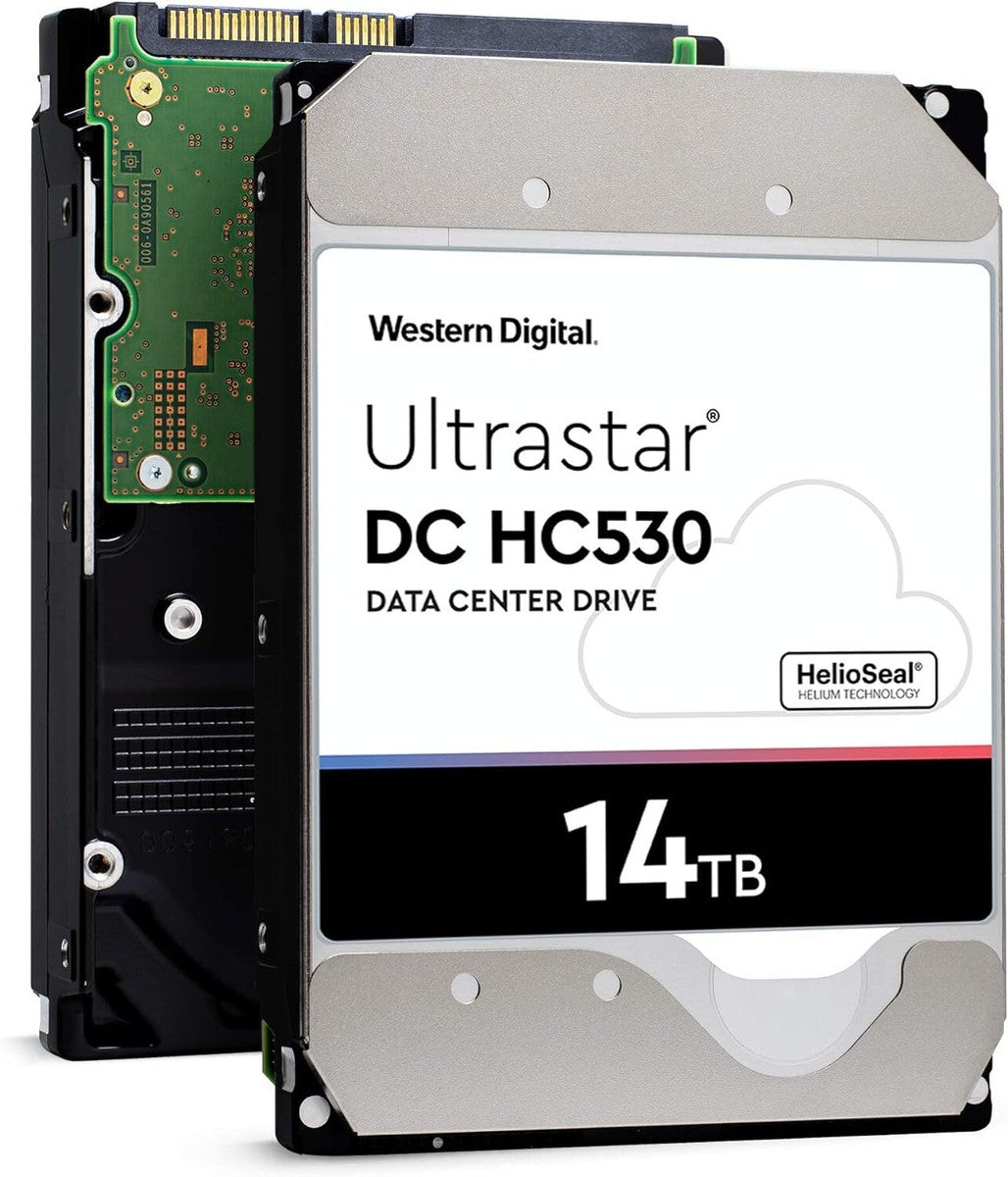 WD Ultrastar HC530 WUH721414ALE604 14TB SATA 6G 3.5" 7200RPM Enterprise HDD