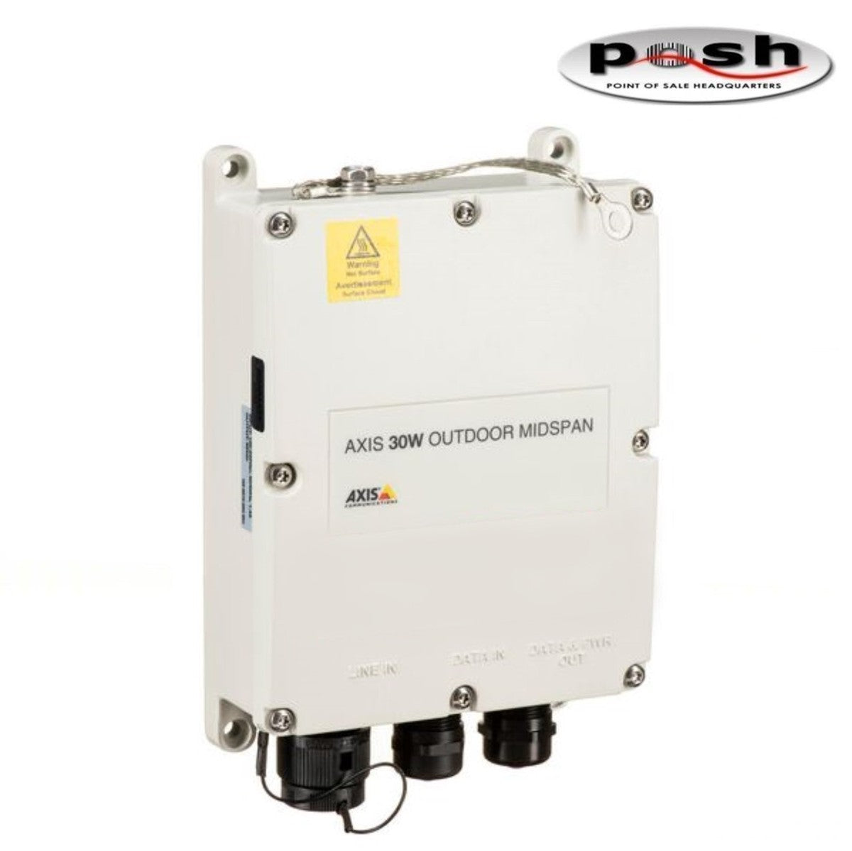 Axis 01944-001 30W Outdoor PoE+ Midspan Injector IP66