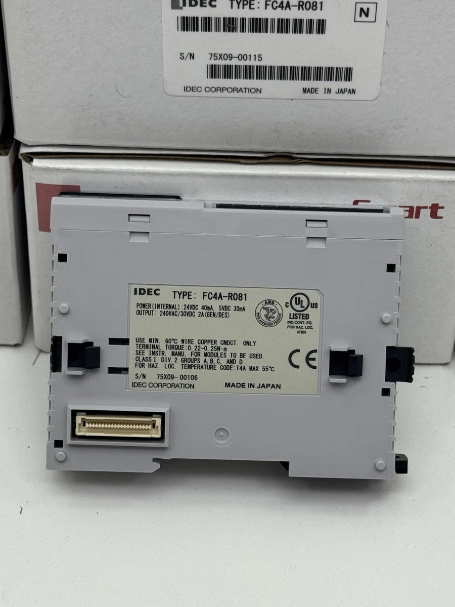 IDEC FC4A-R081 MICROSMART DIGITAL I/O MODULE