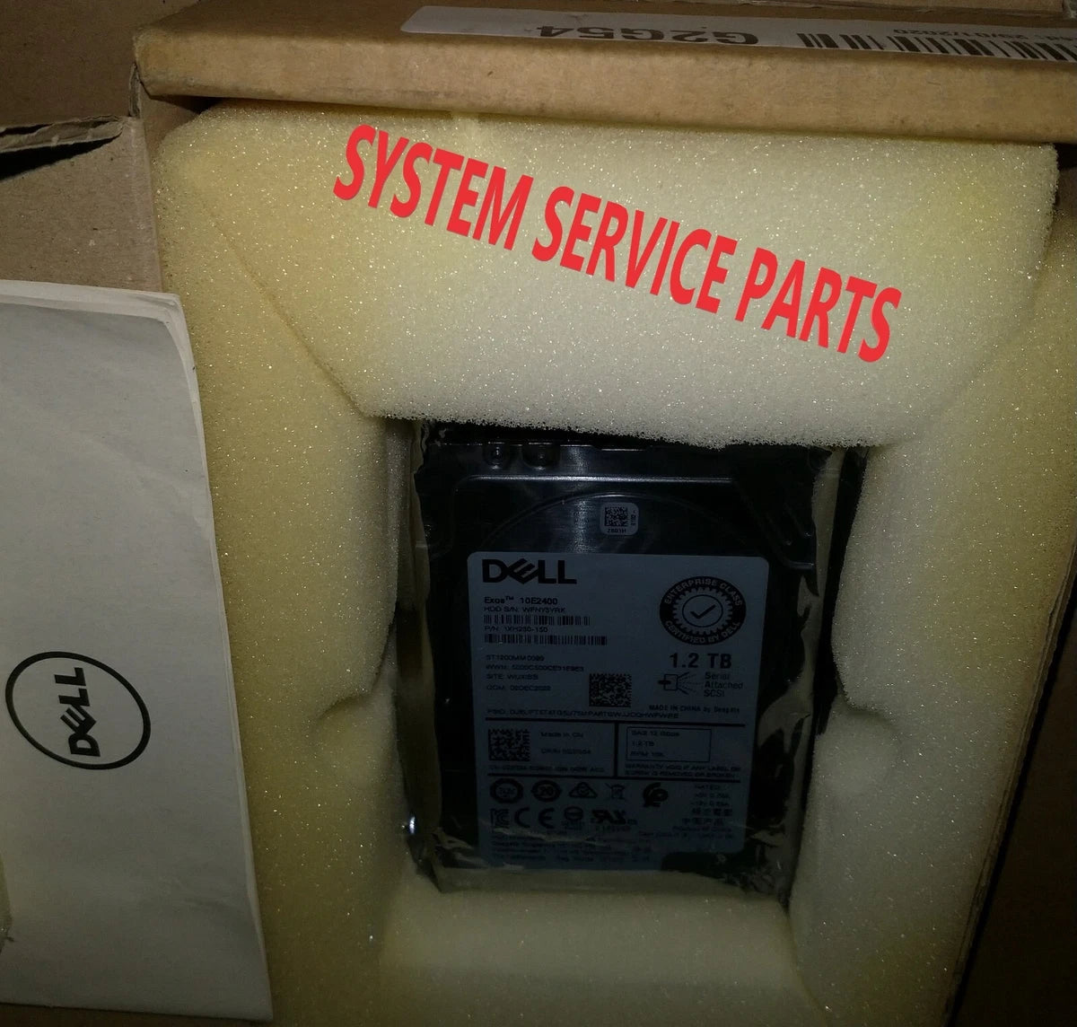 GENUINE DELL 1.2TB 2.5 SAS 10K 512b 12Gbps HARD DISK DRIVE Enterprise G2G54 NEW