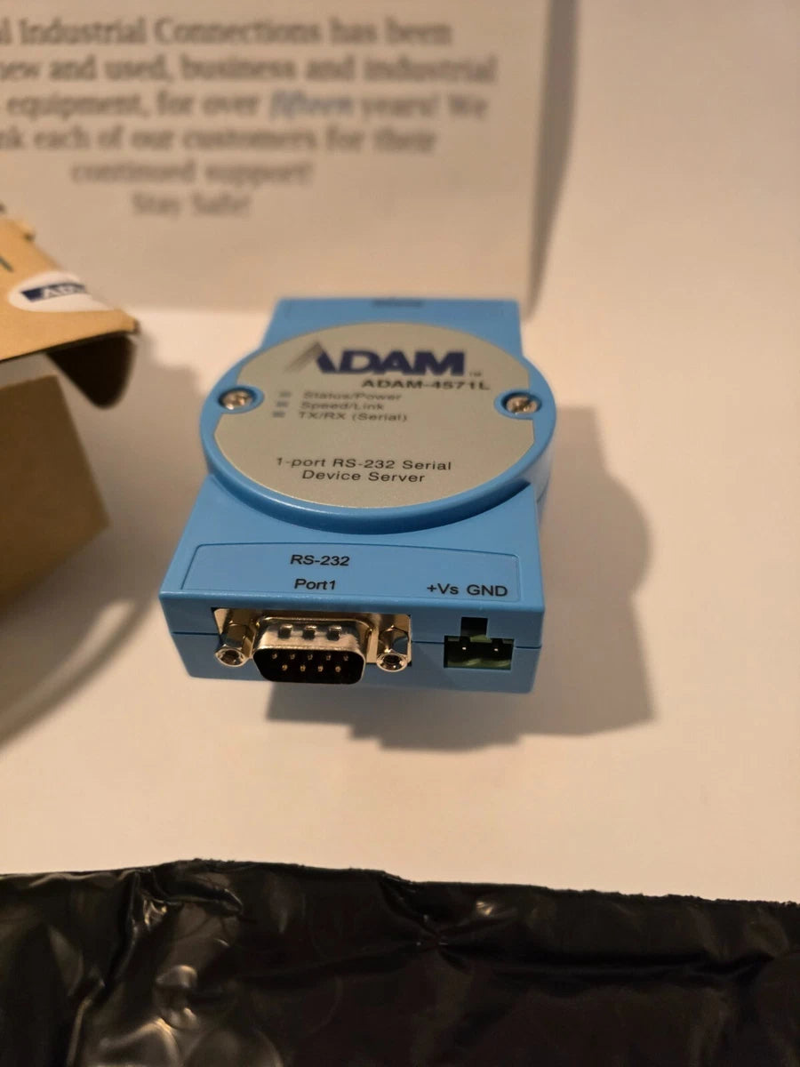 Advantech Adam-4571L Ethernet Module 1 Port RS-232 PN ADAM-4571L-CE