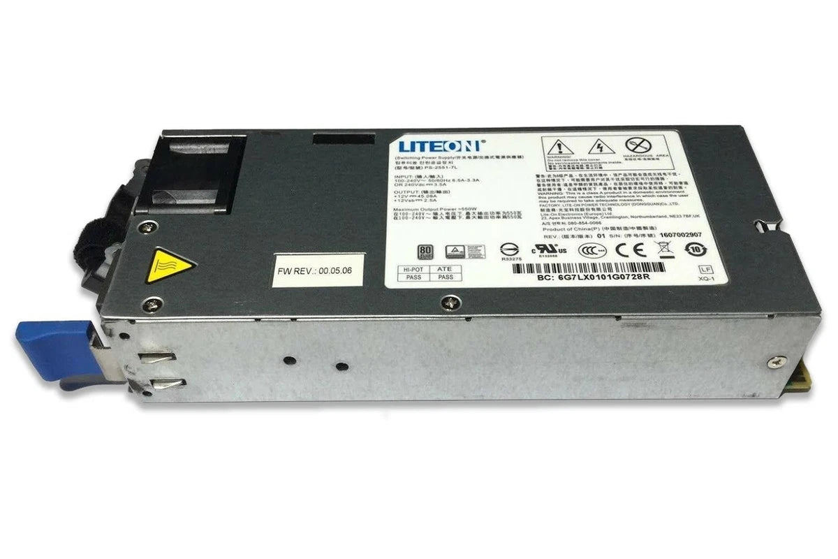 Lite-On 550W PSU 80 Plus Platinum Hot-Swap Power Supply ThinkServer RD350 RD450
