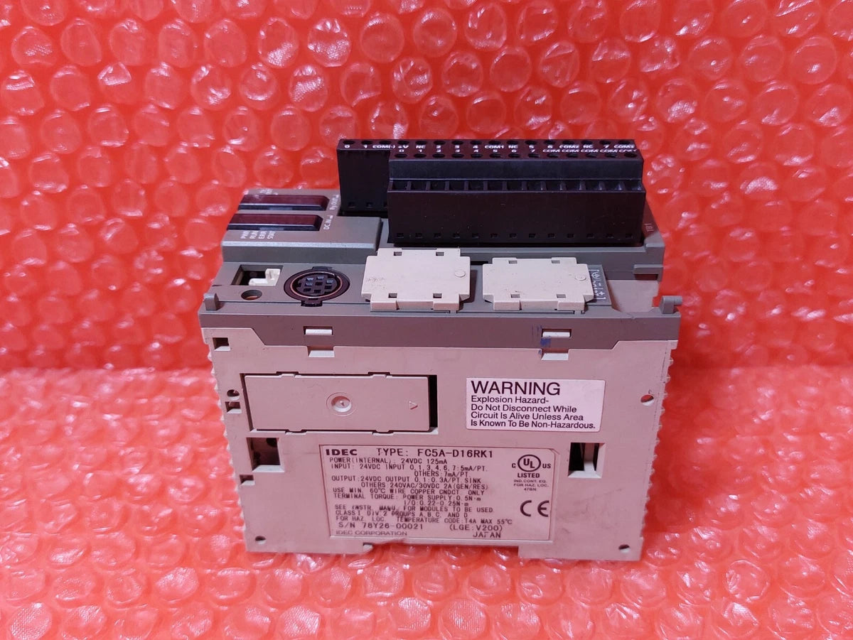 Idec FC5A-D16RK1 Smart Controller FC4A-J8C1+ FC4A-K2C1
