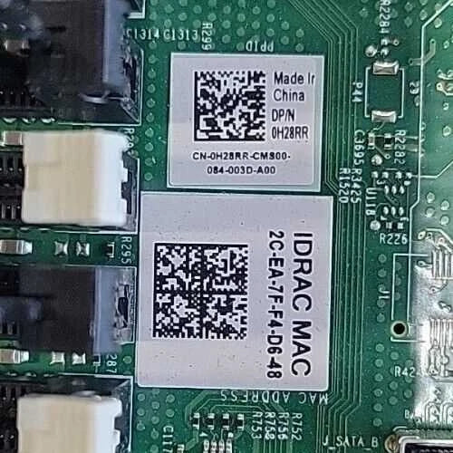 OEM DELL EMC POWEREDGE R640 SERVER MOTHERBOARD SYSTEM MAIN BOARD V2B H28RR 413MP