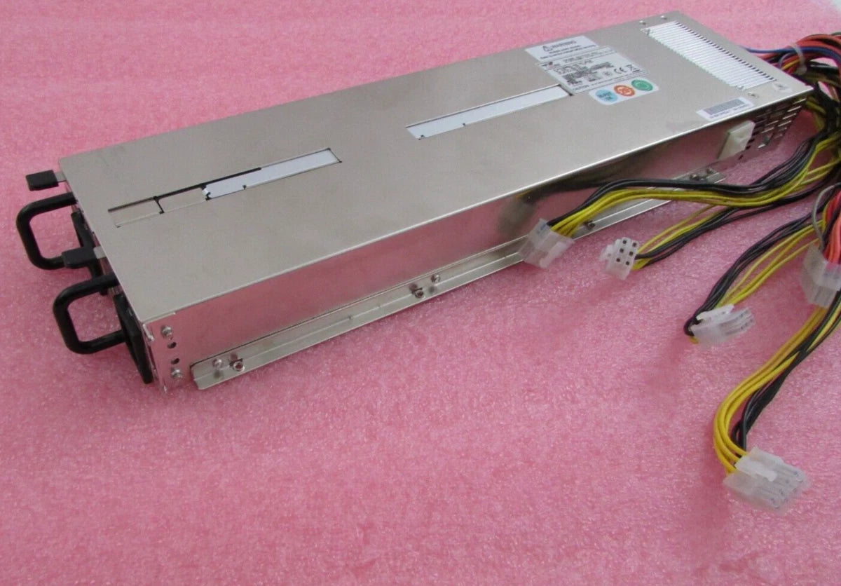 Zippy EMACS M1K2-5C01V4H 1U 1200w Redundant Server Power Supply w/2x Pwr Modules