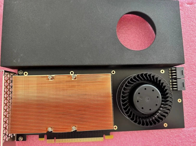 NVIDIA Tesla V100 32GB SXM2 GPU w/ PCIe Adapter & 6+2 Pin for AI Computing