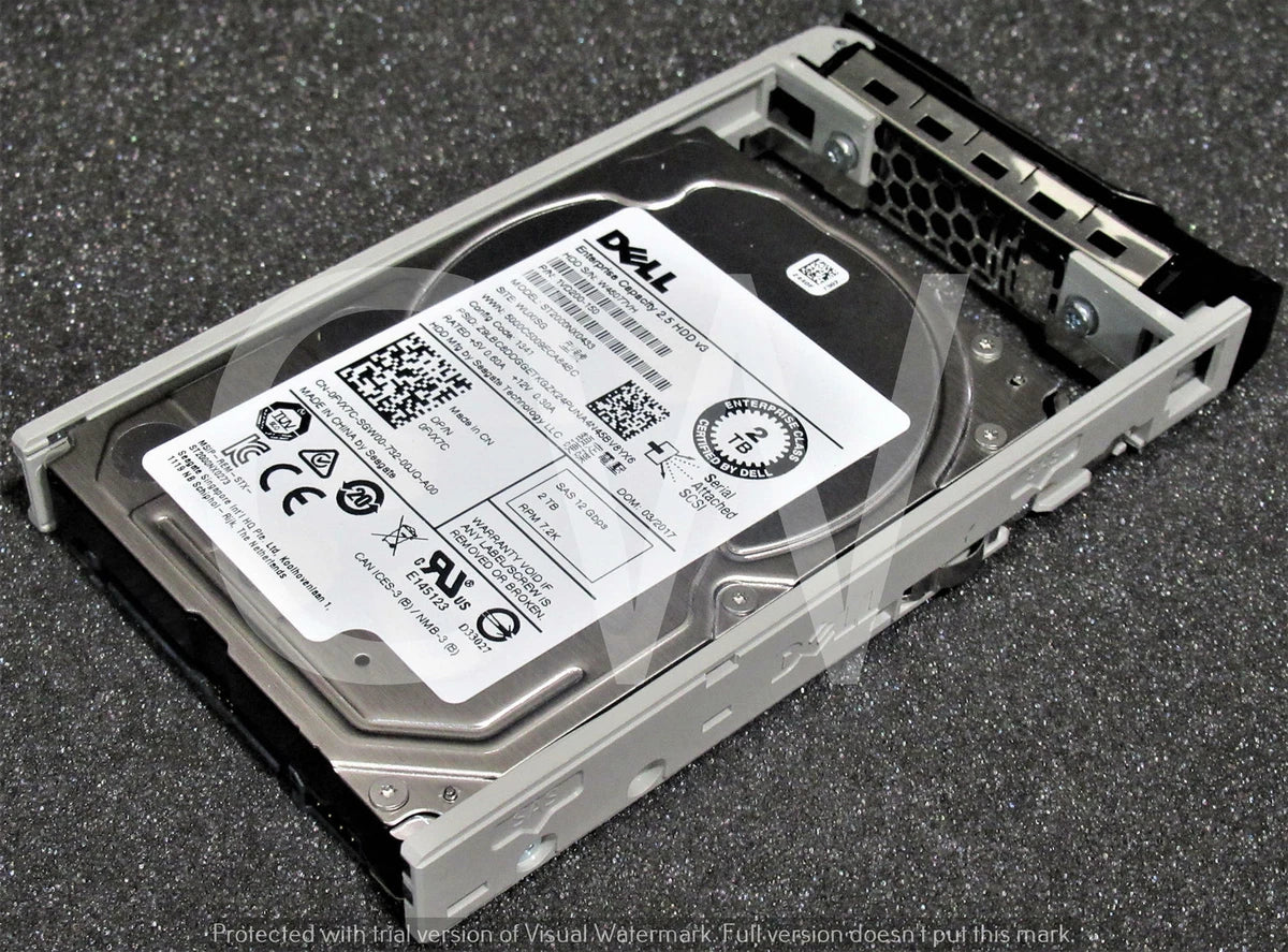 FVX7C ST2000NX0433 Dell ENT 2TB 7.2KRPM 12Gb 2.5" SAS HDD R720xd R320 R410 T620|267117338234