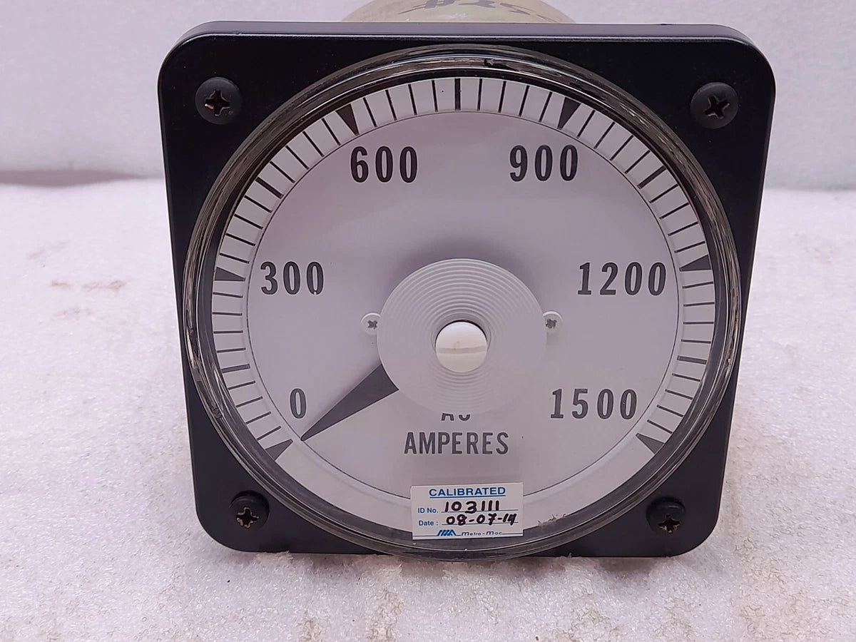 Yokogawa General Electric 103111FAFA7WNU DB40 Ammeter 0-1 MADC 0-1500AC Amperes