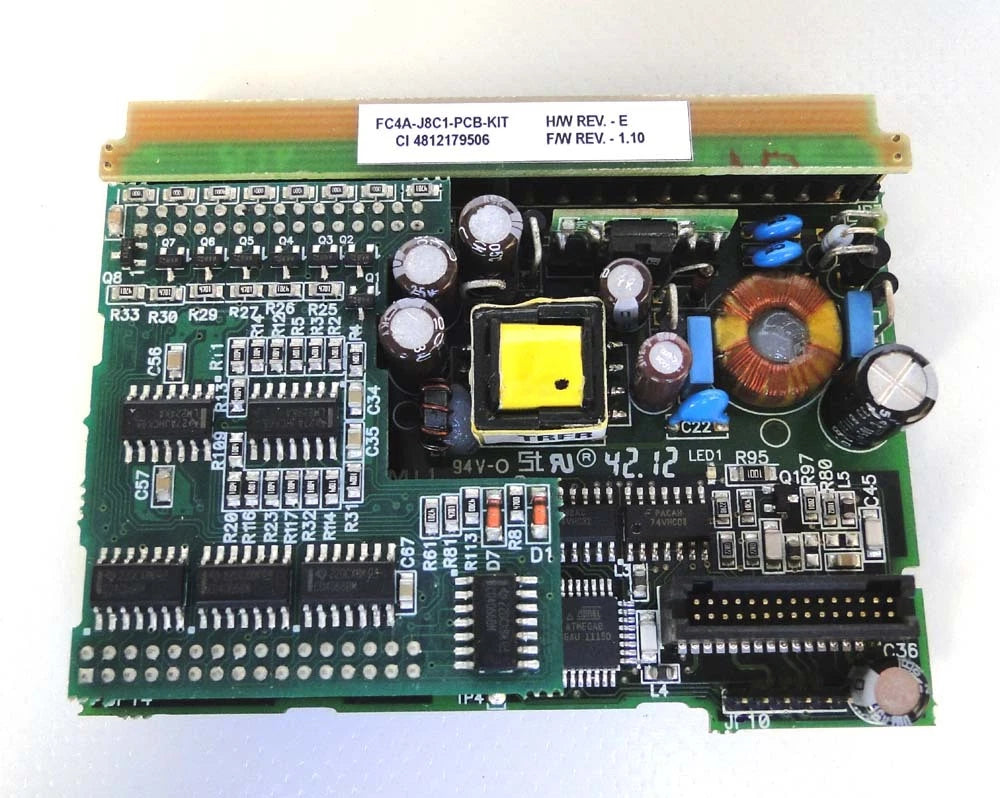 FCAA-J8C1-PCB-KIT Circuit Board HW Rev E, FW Rev 1.10 Power Supply/Control Mod