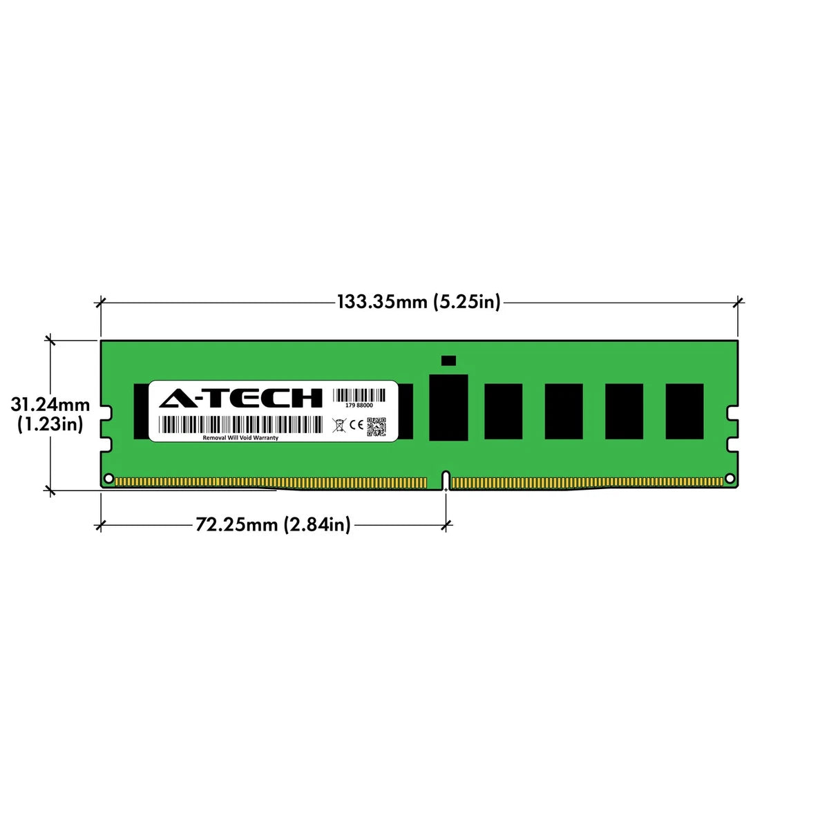 64GB Kit (2x32GB DDR4 3200MHz PC4-25600 ECC RDIMM 2Rx8 1.2V Dual Rank