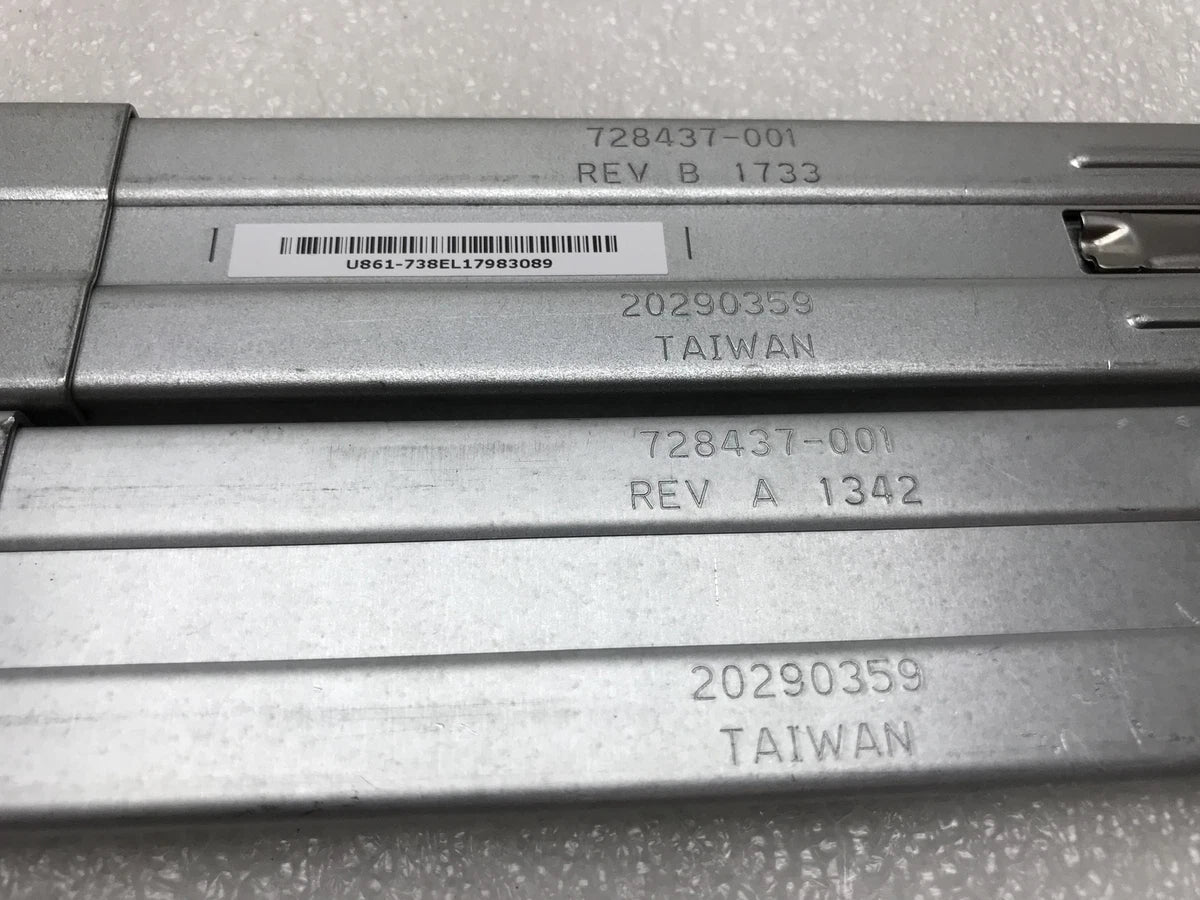 HP ProLiant DL360 G8 G9 Gen8 Gen9 1U SFF Rail Kit Matching 728437-001 714511-001