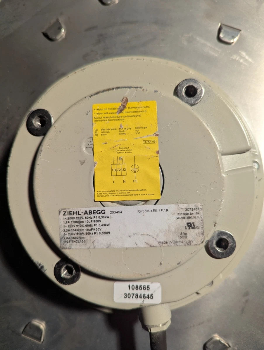 ZIEHL-ABEGG Fan RH35M-4EK.4F.1R