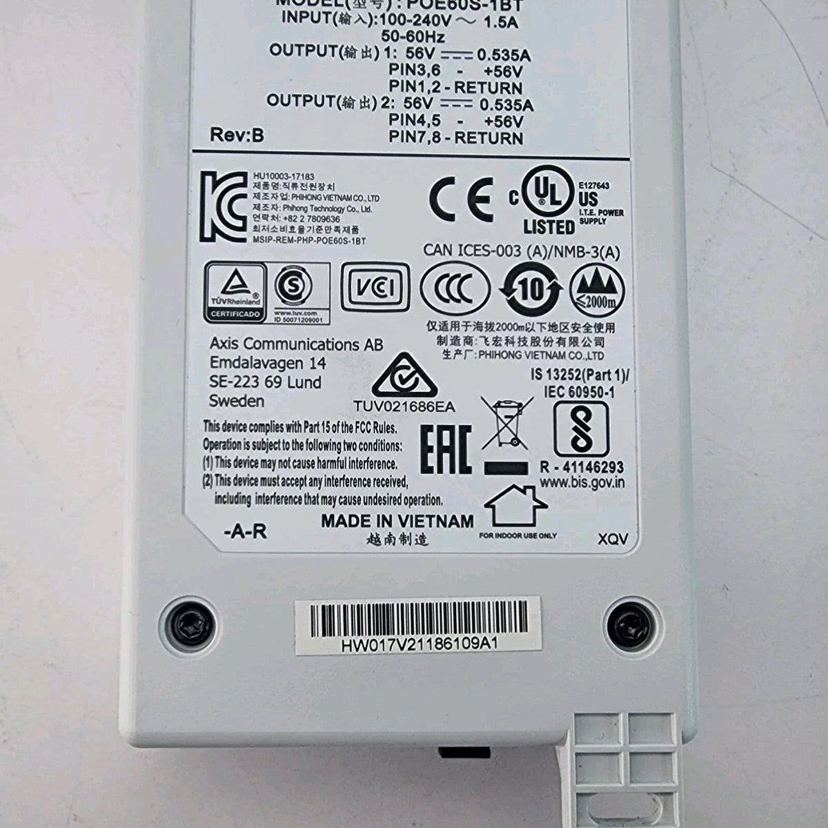 Axis T8154 Midspan NEW OPEN BOX