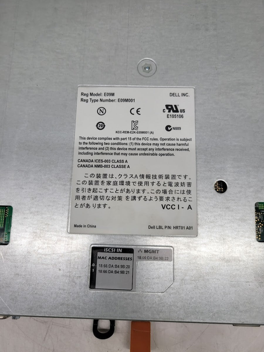DELL EQUALLOGIC Controller Module 12 E09M E09M001