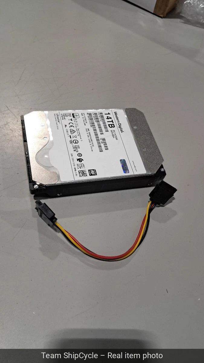 20 WD HC530 WUH721414ALE604 14TB SATA 6G 35 7200RPM Enterprise Hard Driv G2U