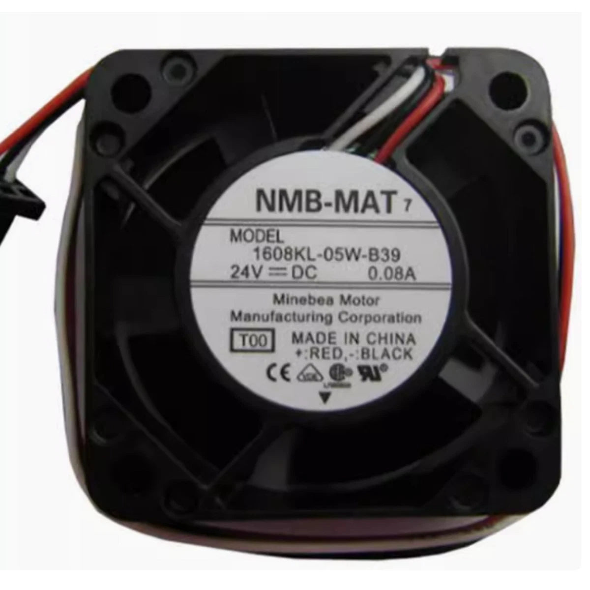 For NMB-MAT 1608KL-05W-B39 DC 24V 0.08A 40*20mm Fanuc Cooling fan A90L-0001-0510