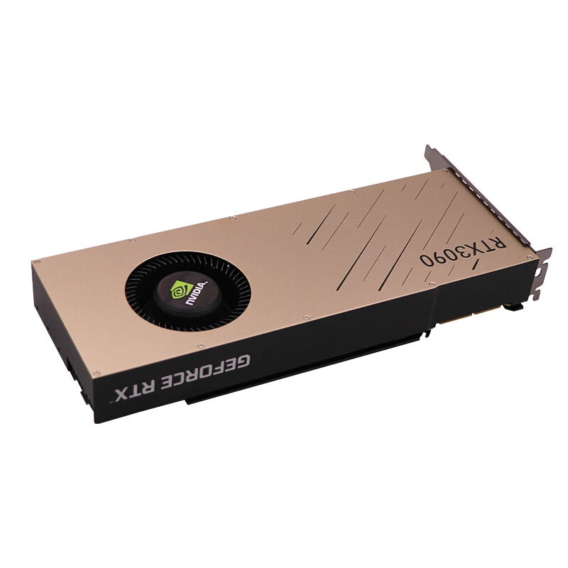 NVIDIA AMPERE accelarator GEFORCE RTX3090 24G turbo AI deep learning GPU