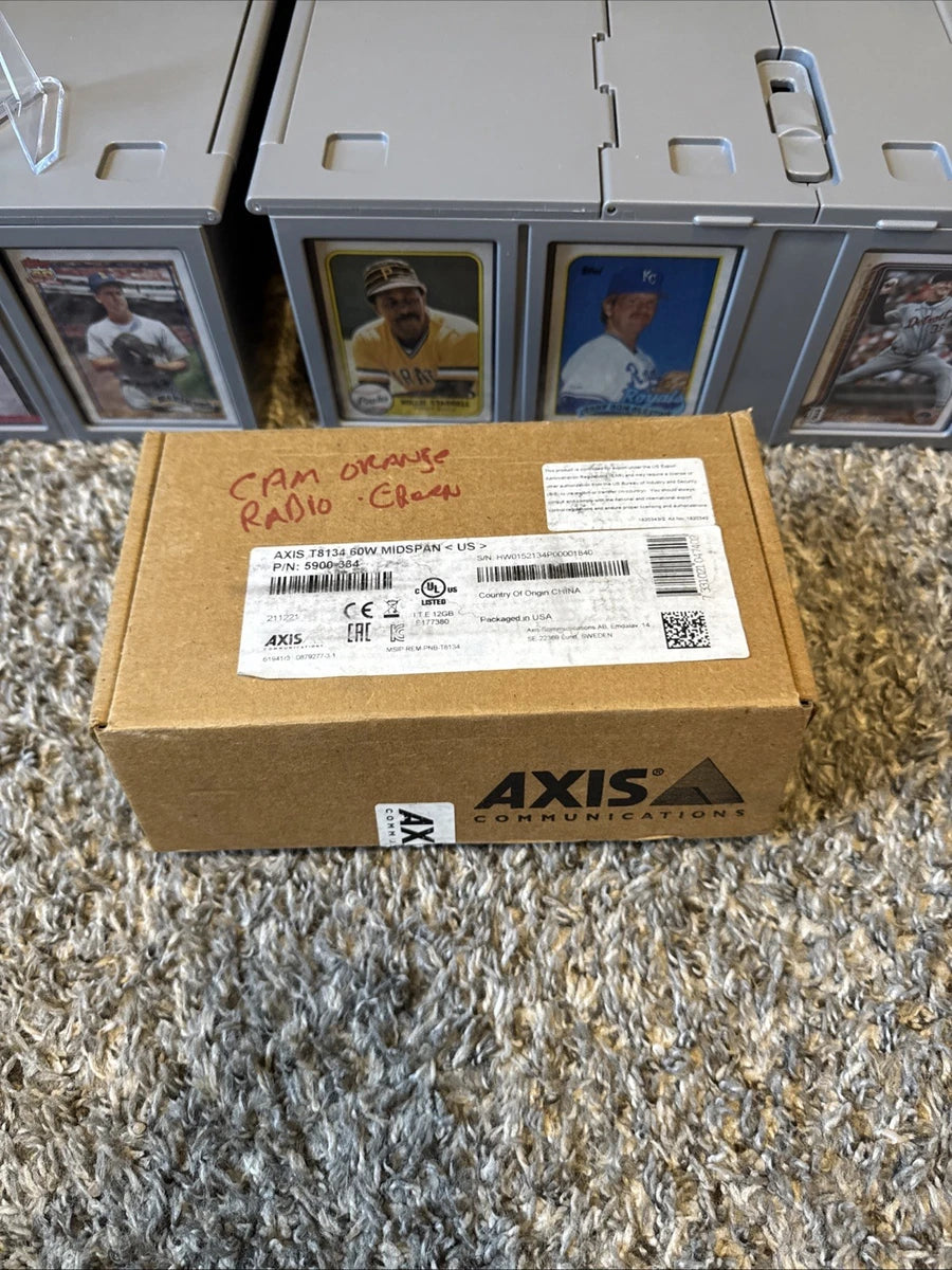 AXIS COMMUNICATION INC 5901-004 T8154 60W SFP MIDSPAN Open Box New