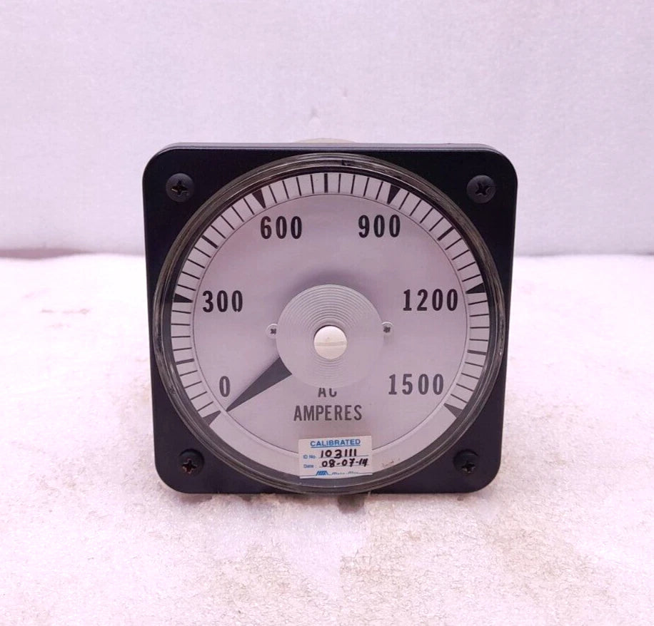 Yokogawa General Electric 103111FAFA7WNU DB40 Ammeter 0-1 MADC 0-1500AC Amperes