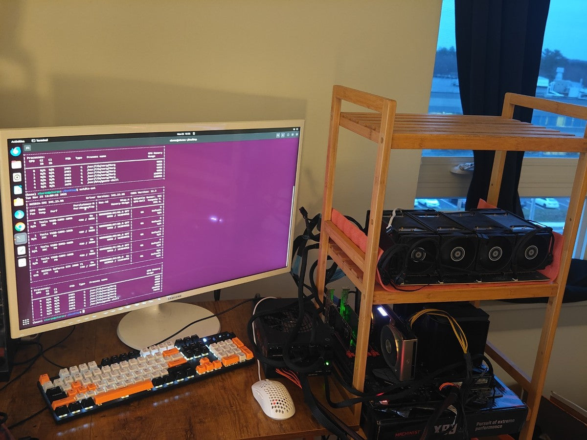 Custom 4x NVIDIA TESLA V100 16GB SXM2 to 2x PCIe x16 64G VRAM AI Compute Node