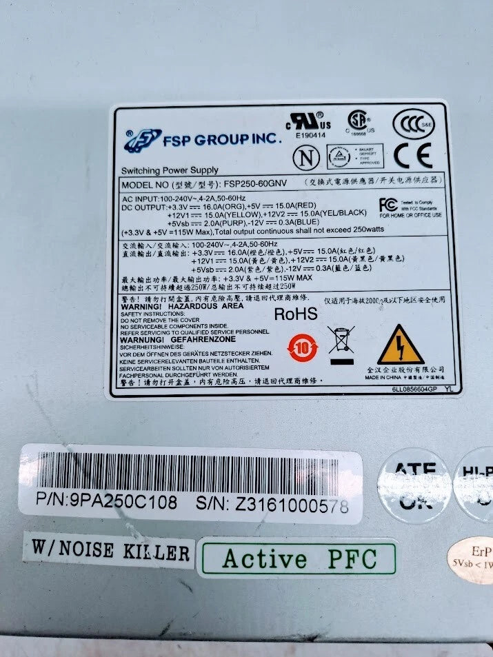FSP Group FSP250-60GNV Power Supply SATA