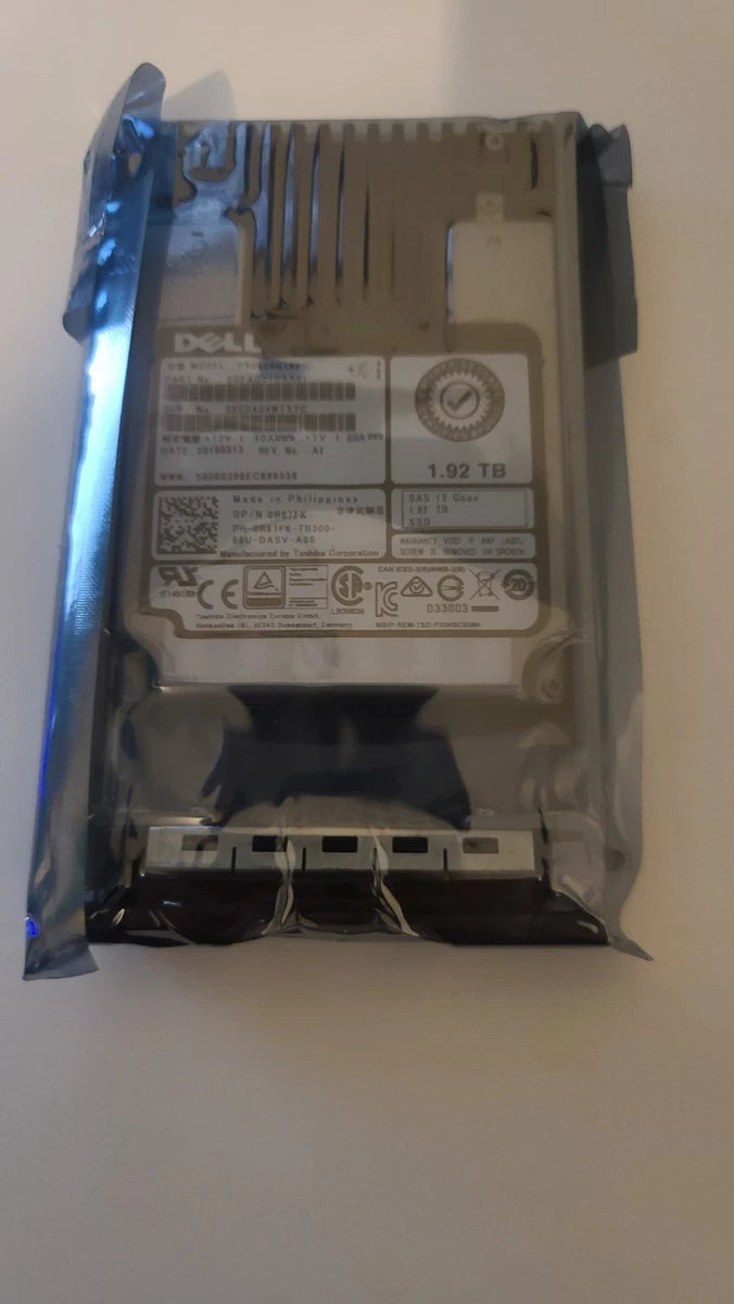 Dell 1.92TB SAS SSD 12Gbps Enterprise Data Center Drive