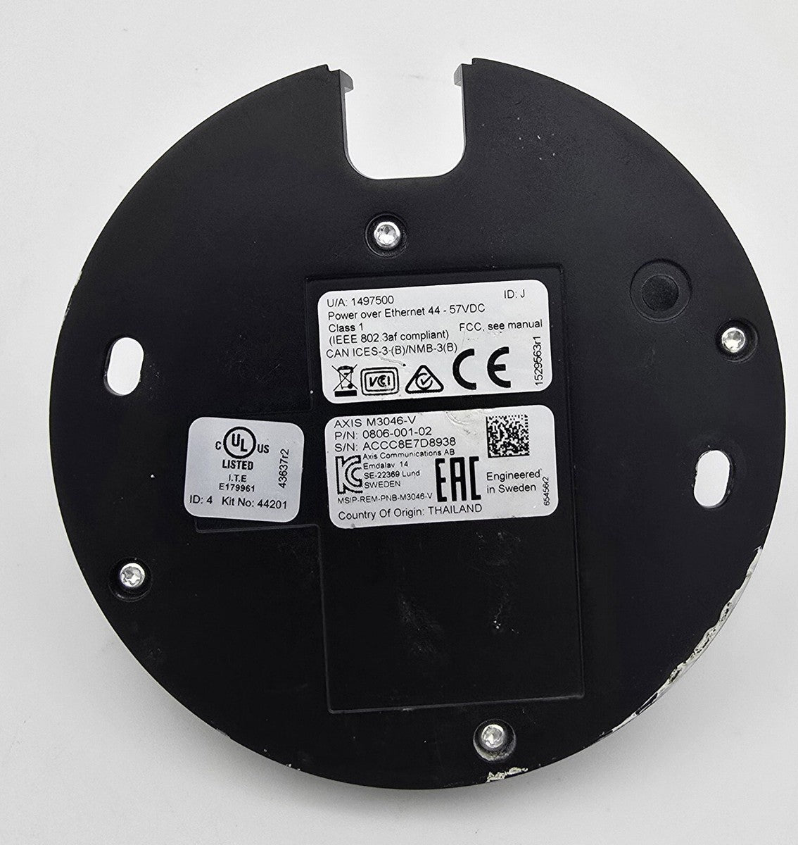 *LOT OF 10* AXIS Communications M3046-V PoE Network Mini Dome Cameras