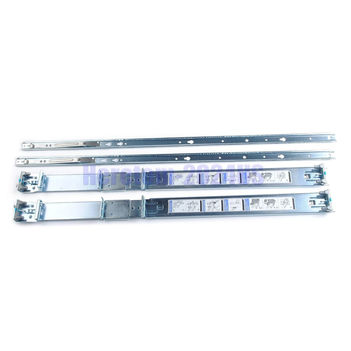 Dell PowerEdge R330 R430 R740 R6415 R640 1U Static Ready Rail Rails Kit 053D7M|335580625381