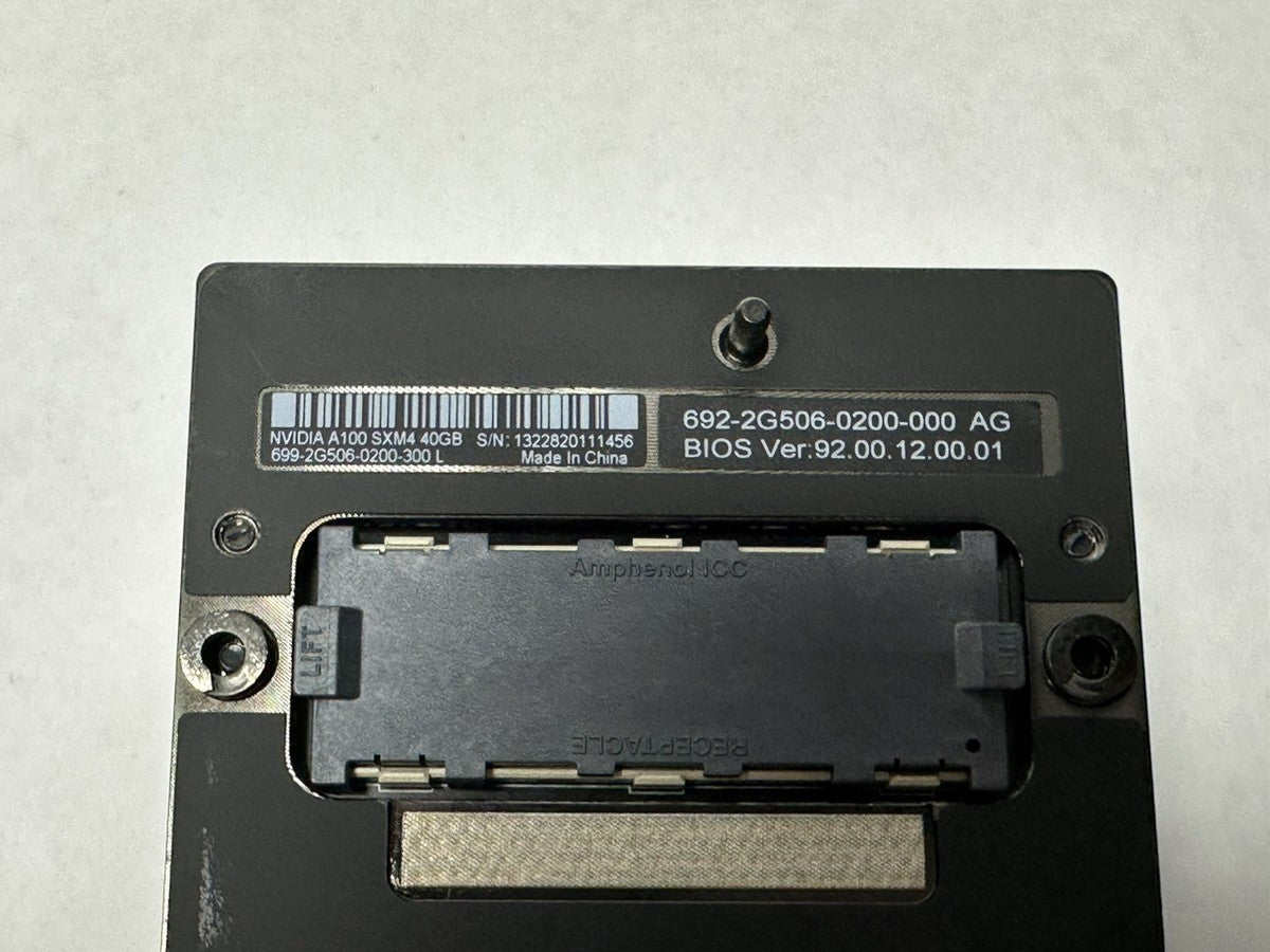 Nvidia A100 SXM4 40GB AI GPU Module Graphics Accelerator Tensor W/ Heatsink