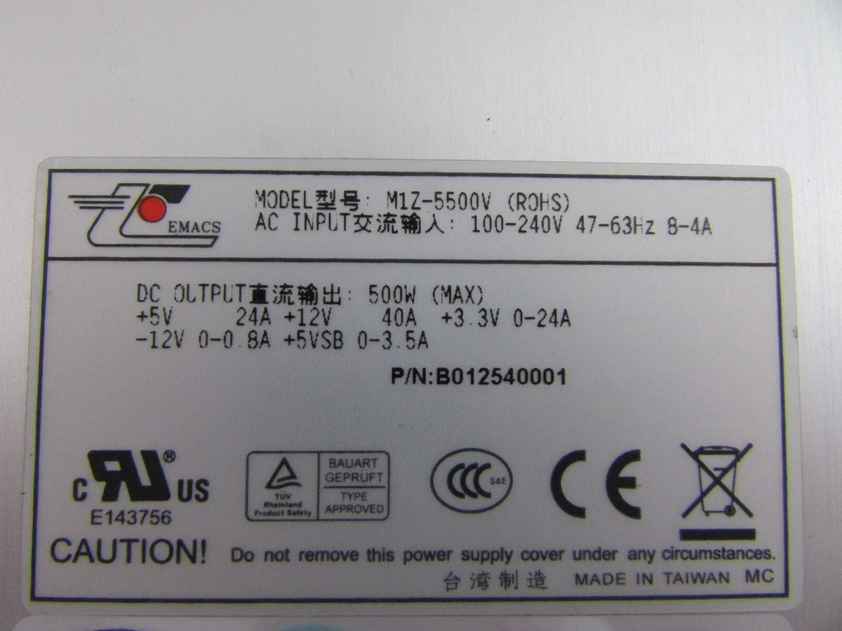 Zippy Emacs M1Z3-5950V3V 950W 3U Redundant Server Power Supply 3x M1Z-5500V Mods