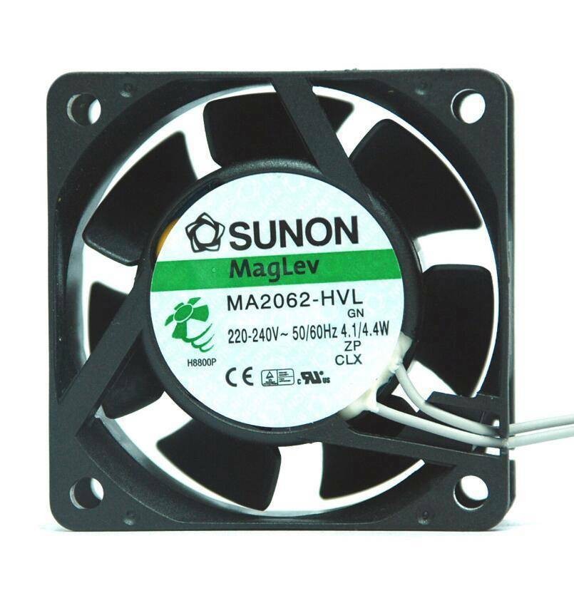 SUNON AC FAN MA2062-HVL GN AC220-240V 50/60HZ 4.1/4.4W 60X60X25MM