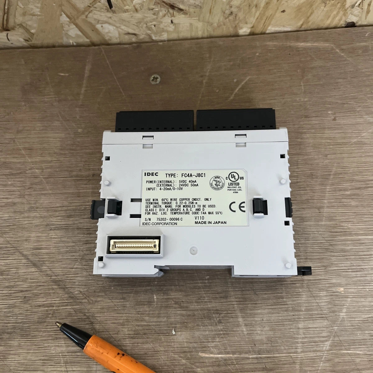 IDEC PLC Part No / Type FC4A-J8C1