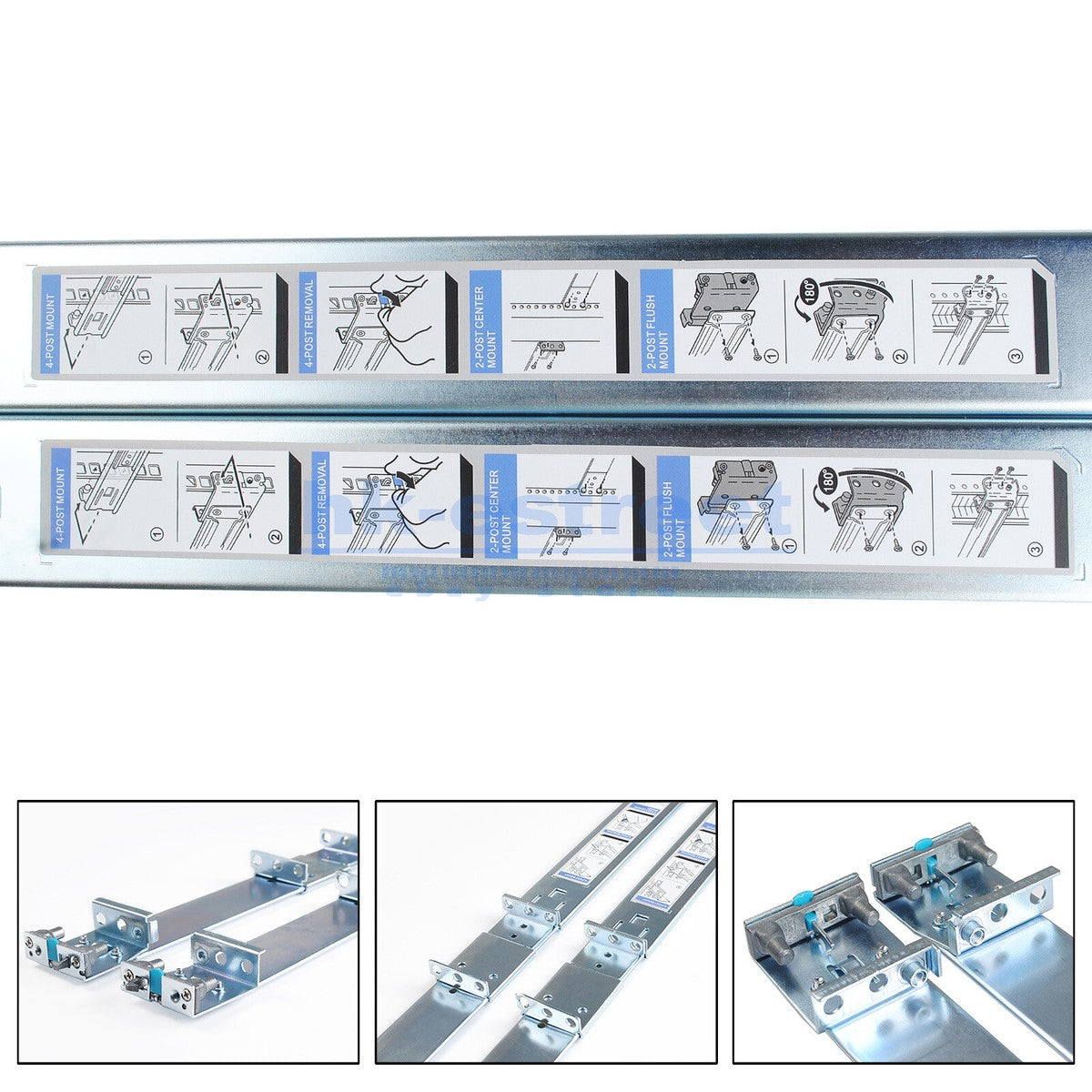 NEW Dell PowerEdge R320 R420 R620 1U A8 Rail Kit 53D7M 053D7M |175402789847