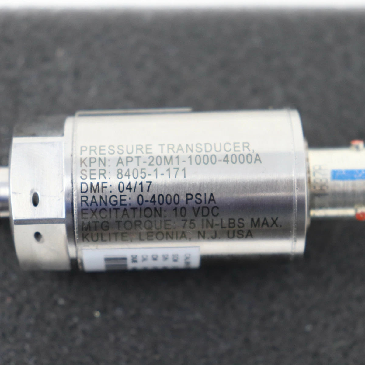 Kulite Aircraft Pressure Transducer/ Sensor APT-20M1-1000-4000A
